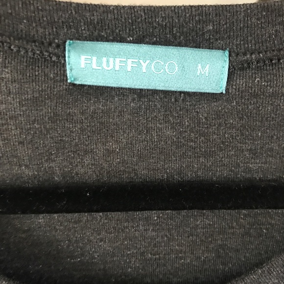 EUC FLUFFY CO Camping Chic Astrology GraphicDark Grey Raglan Sleeve Sweatshirt M - Picture 3 of 10